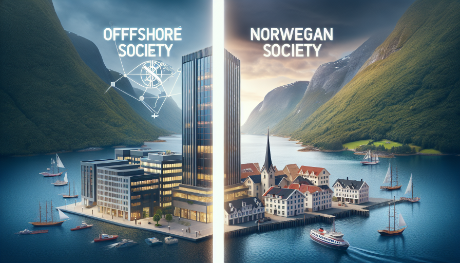 Diferencia entre una sociedad offshore y una sociedad en Noruega
