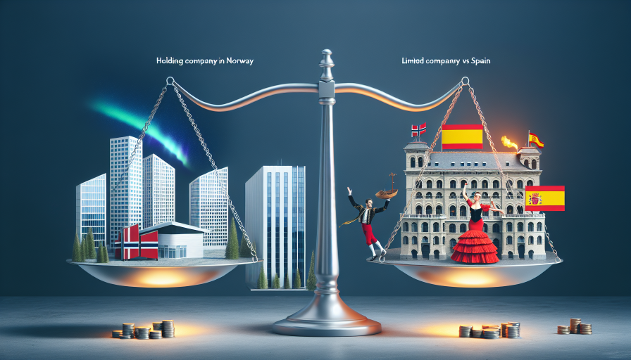 Sociedad de tenencia en Noruega vs. sociedad limitada en España: ¿Cuál te permite ahorrar más?